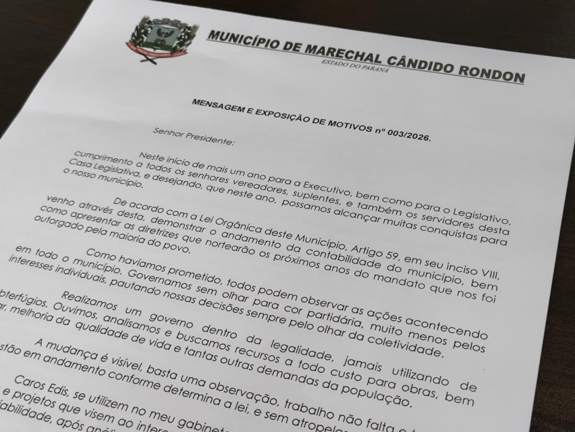 Prefeitura rondonense apresenta superávit financeiro de recursos livres de R$ 68,4 milhões em 2025